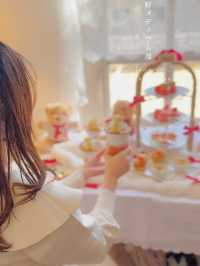 可愛すぎるアフタヌーンティ🧸🎀🧁💕🫧