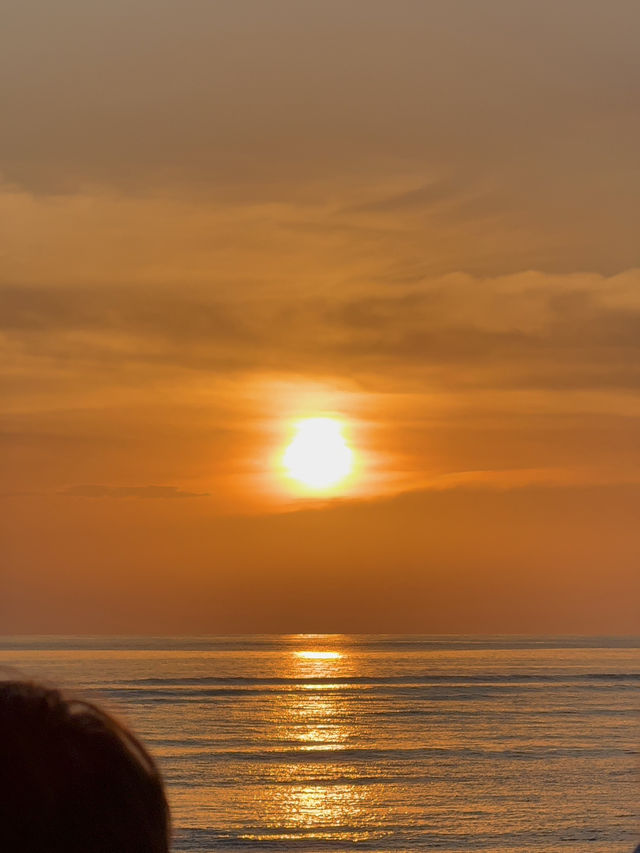 Blissful sunset moment at Gili T