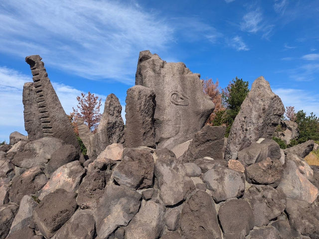 🇯🇵【鹿児島】桜島モニュメント「叫びの肖像」！(^^)