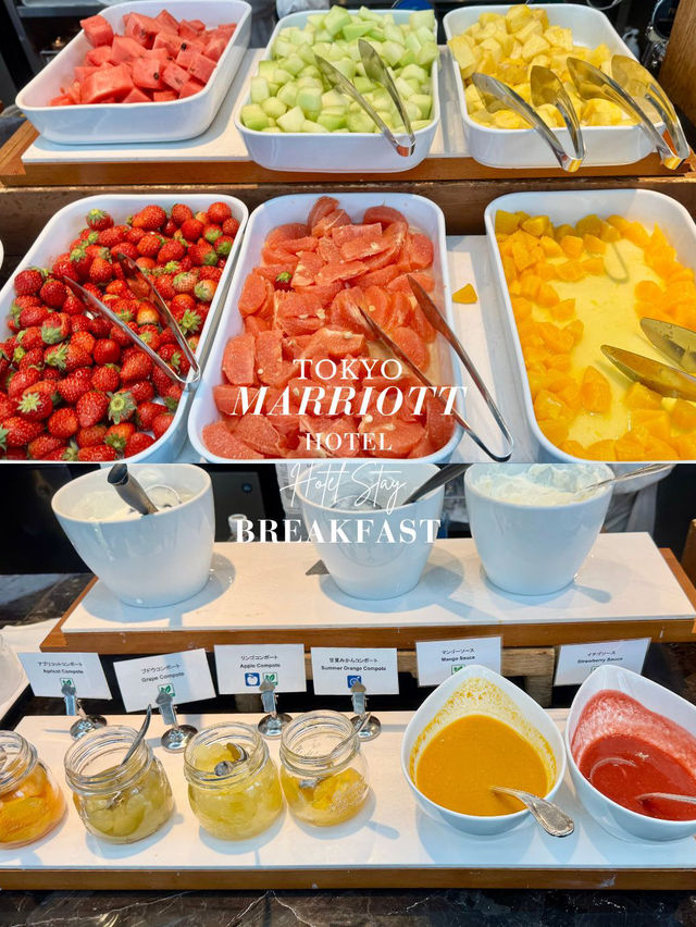 東京マリオットホテル 豪華朝食ブッフェ＆終日アルコールがいただけるクラブラウンジ