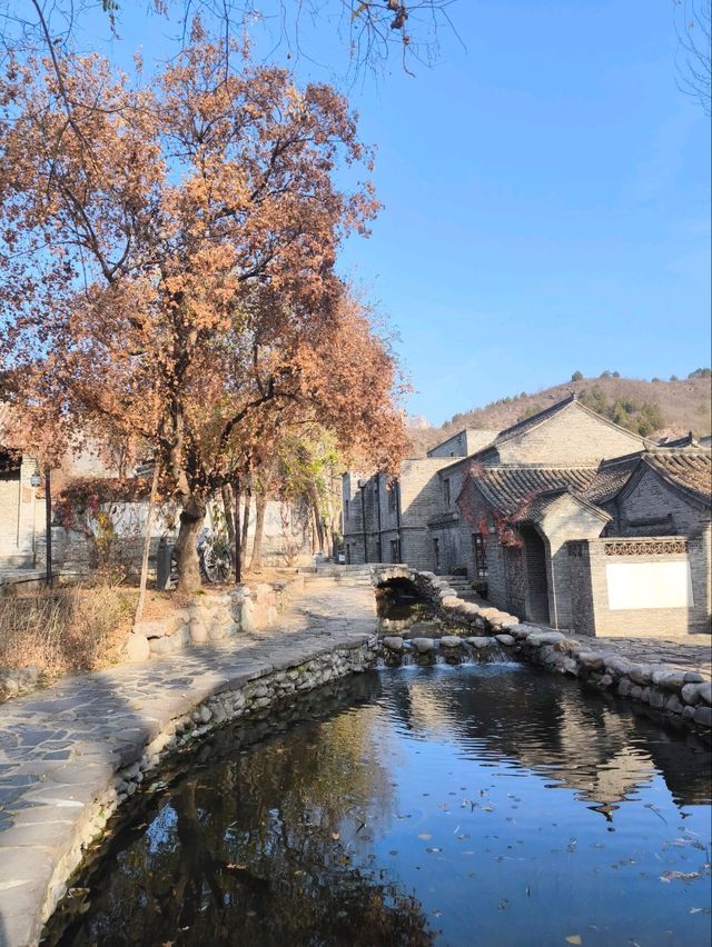 Gubei water town ในวันใบไม้เปลี่ยนสี