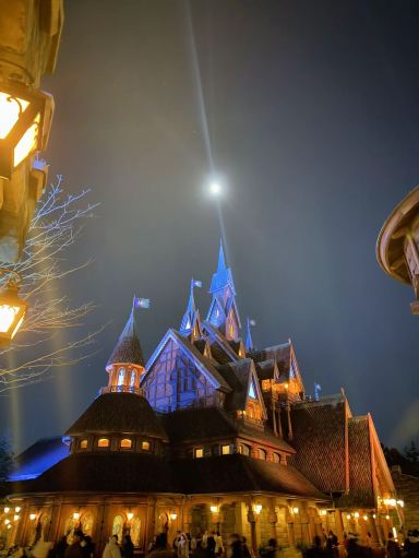 Tokyo DisneySea] I want to go at night✨The night view is so