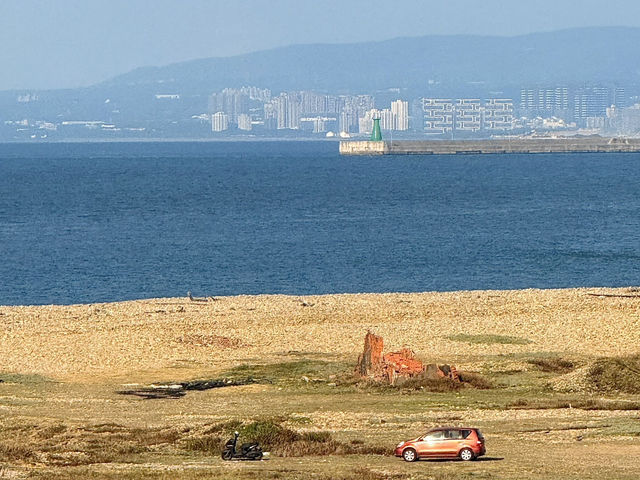 桃園 竹圍漁港 半日遊 賞夕陽觀飛機品海鮮