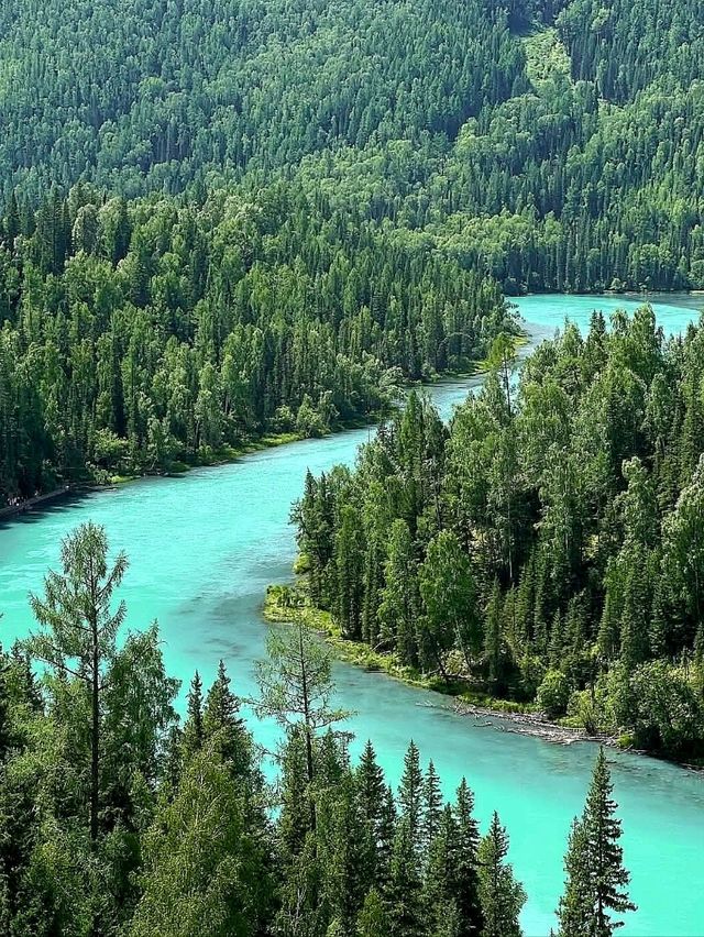“Autumn Glory of Kanas Lake” “Autumn Glory of Kanas Lake”