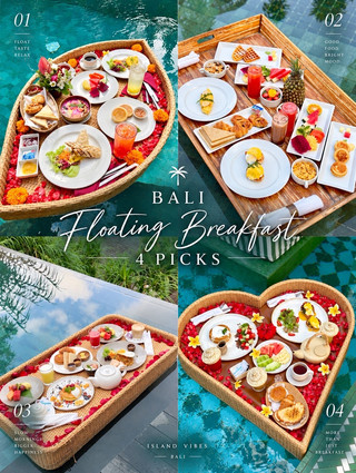 4 Best Floating Breakfasts in Bali 🥞🌴