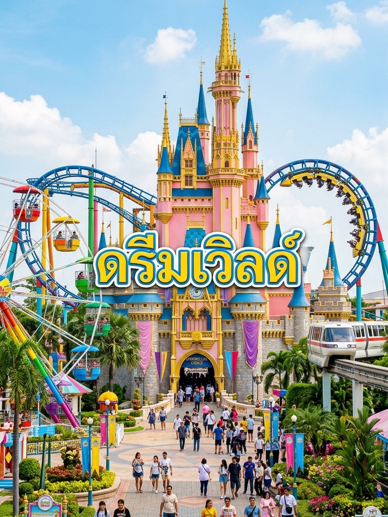 Dream World สวนสนุกในกรุงเทพ 🫶🏻🤹🏻‍♀️🫟
