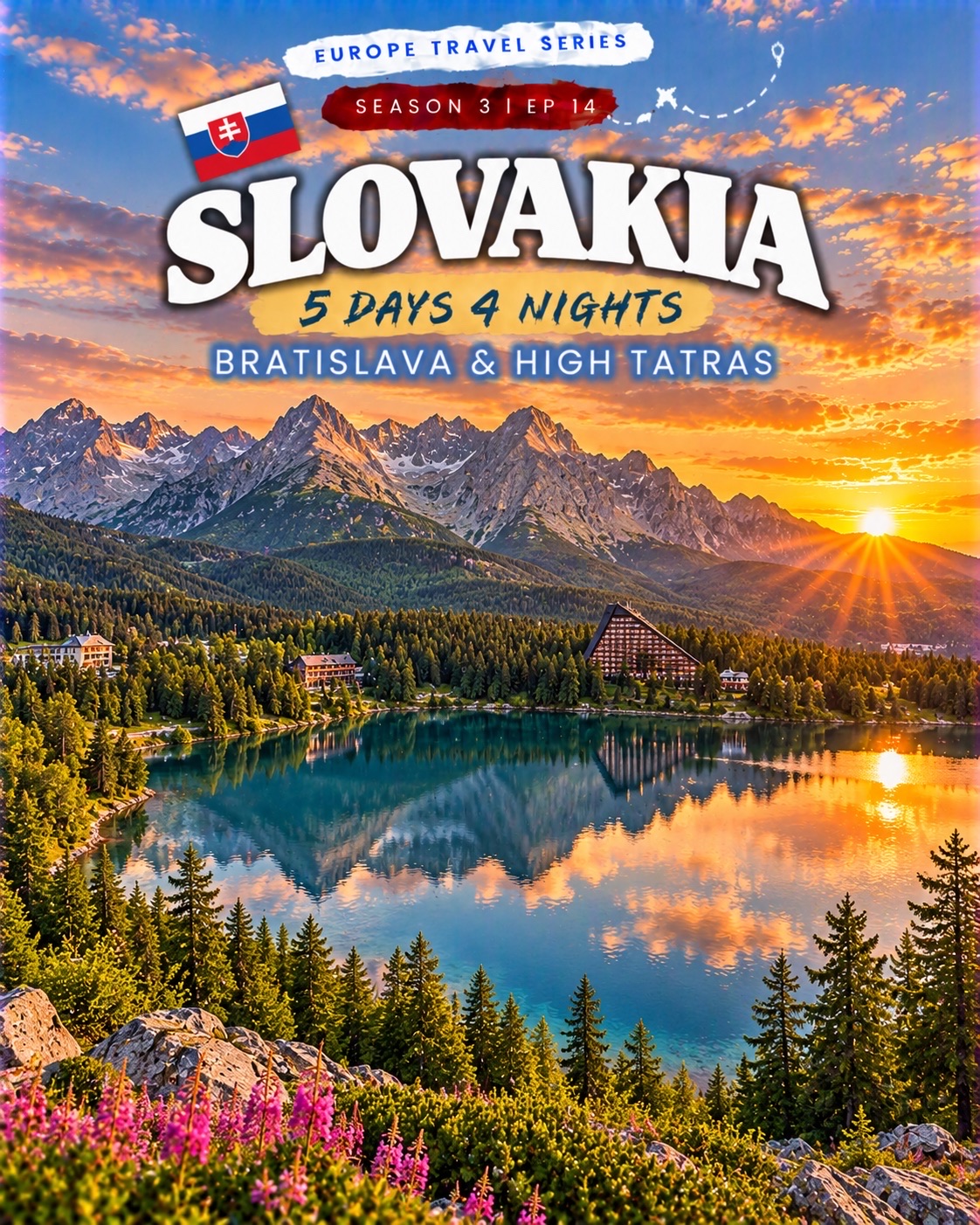🇸🇰 SLOVAKIA | 5 DAYS 4 NIGHTS 🏰🏔️✨

EUROPE TRAVEL SERIES — SEASON 3 | EP14

เที่ยวสโลวาเกีย 5 วัน 4 คืน ประเทศเล็ก ๆ ใจกลางยุโรปที่มีทั้งเมืองเก่าสุดโรแมนติก ปราสาทยุคกลาง และธรรมชาติสุดอลังการ 💚

ทริปนี้พาเที่ยว Bratislava และ High Tatras เก็บแลนด์มาร์กสำคัญทั้งปราสาท ทะเลสาบกลางภูเขา และวิวเทือกเขาสวยเหมือนภาพวาด

🗓️ DAY 1: Bratislava Old Town 🏰
🗓️ DAY 2: Štrbské Pleso Lake 🏞️
🗓️ DAY 3: Starý Smokovec & Hrebienok ⛰️
🗓️ DAY 4: Tatranská Lomnica & Lomnický štít 🚠
🗓️ DAY 5: Spiš Castle & Departure 👑

🌟 ไฮไลต์ห้ามพลาดคือ Štrbské Pleso ทะเลสาบกลางเทือกเขา High Tatras ที่สะท้อนเงาภูเขาและป่าสน สวยเหมือนหลุดออกมาจากเทพนิยาย!

📸 ใครชอบปราสาท เมืองเก่า ทะเลสาบ และวิวภูเขาสวย ๆ Slovakia เป็นอีกประเทศที่ควรอยู่ใน Bucket List

📌 เซฟแพลนนี้ไว้เที่ยวสโลวาเกียกัน

#Slovakia #Bratislava #HighTatras #EuropeTravelSeries