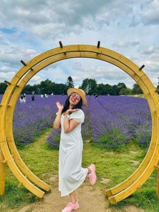 Visiting Warwickshire Lavender Farm
