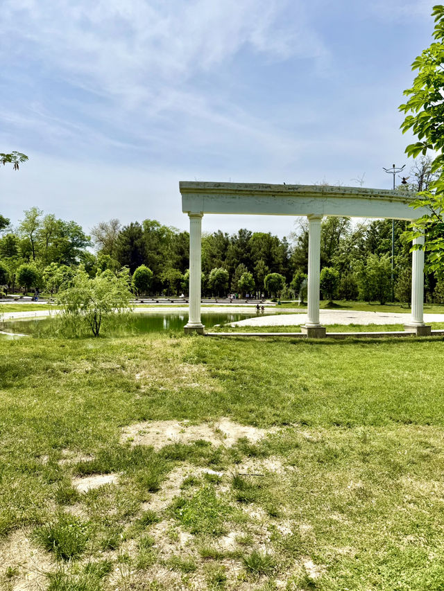 Spring Strolls at Central Park, Samarkand