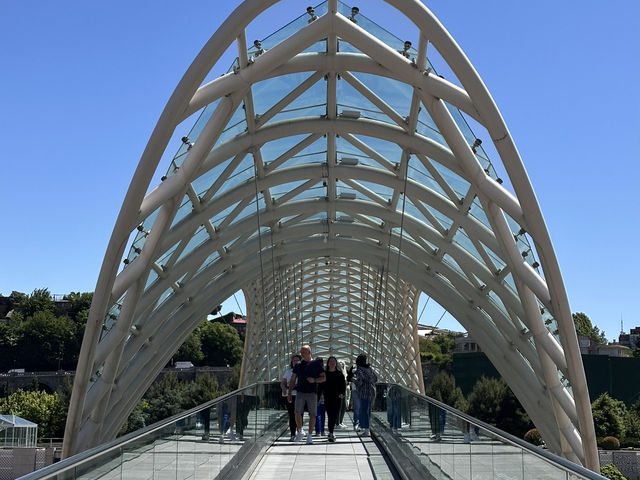 Bridge of peace in Tbilisi 