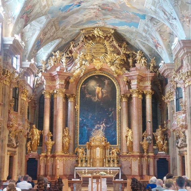 The churches are very nice in Győr, Hungary