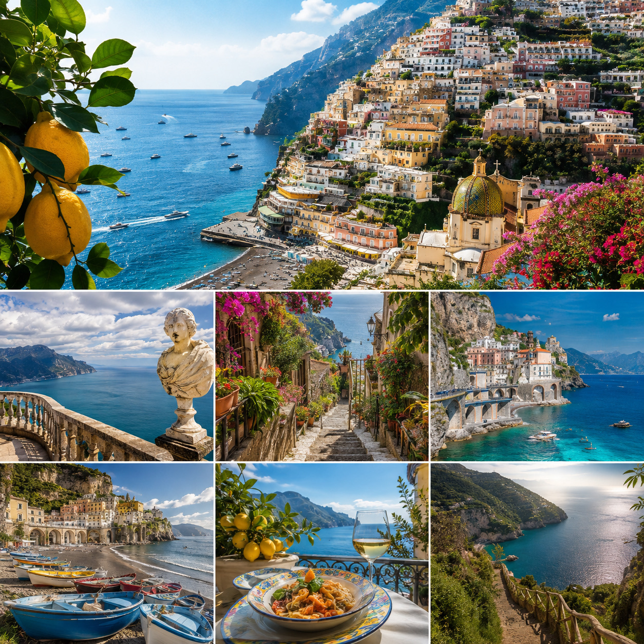ชายฝั่งอมาลฟี (AMALFI COAST) — คู่มือฉบับสมบูรณ์สู่การสัมผัสอิตาลีในฝันของคุณ