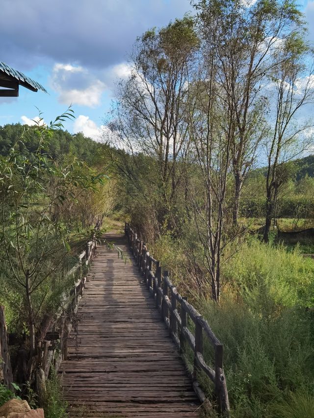 沙溪古鎮周邊/彩虹之下的石龍村，露營好去處