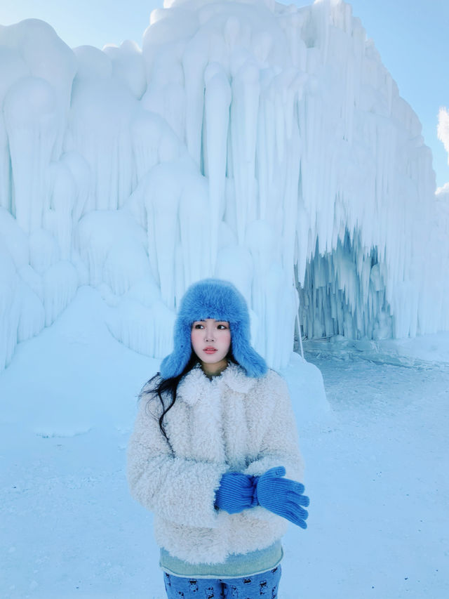 長白山二道白河，雪絨花冰瀑布之旅