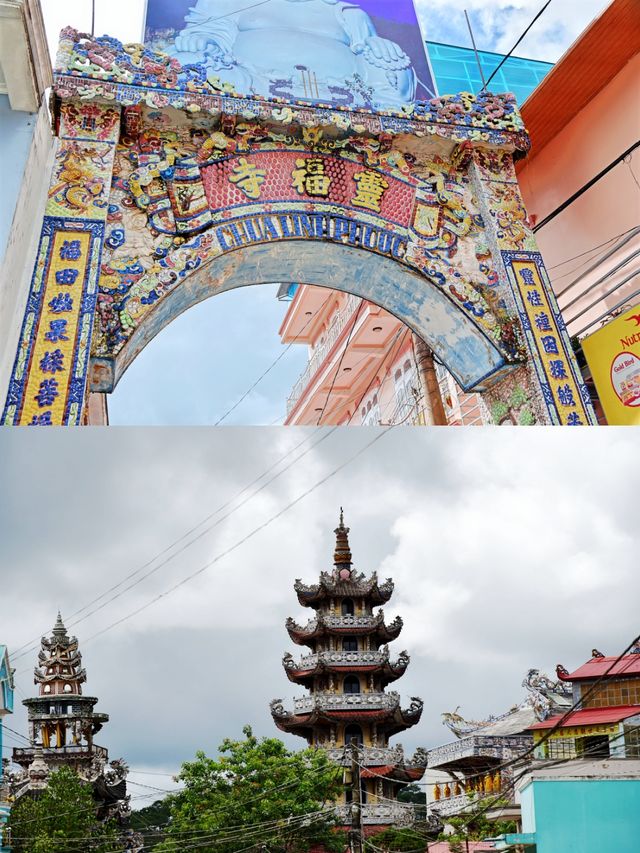隱藏在大叻鄉間的中國元素寺廟 靈福寺