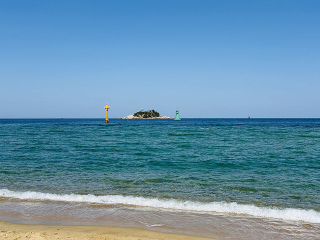 束草｜束草海水浴場太治癒啦！