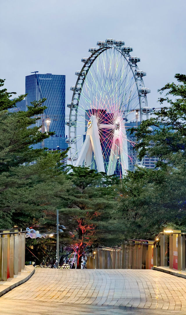 深圳市濱海廊橋：現代都市的濱海漫步