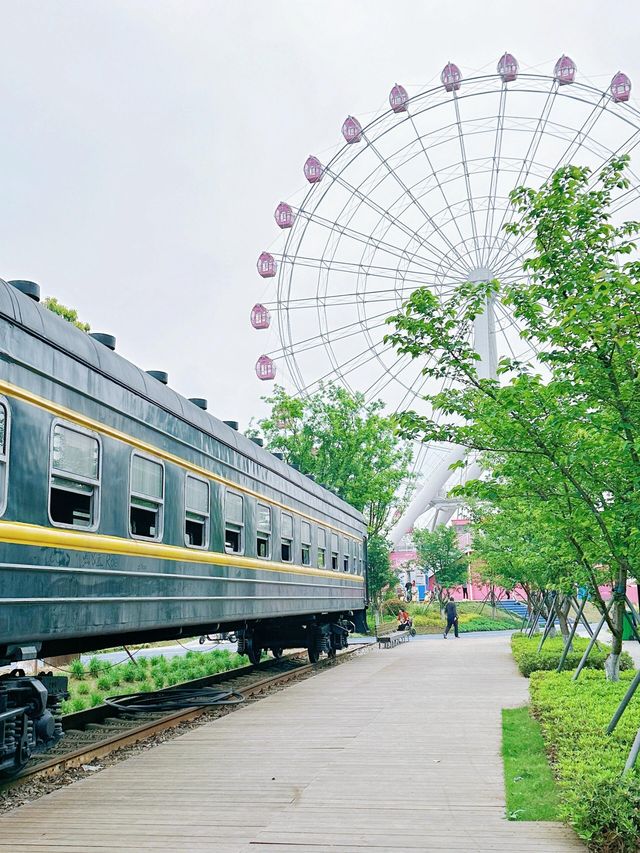 武漢火車頭主題樂園，溜娃天花板