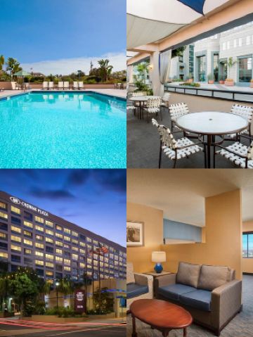 洛杉磯港皇冠假日酒店。