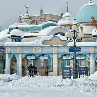 愛寶樂園，你要美得這麼突出嗎❓❄️下雪都這麼好看