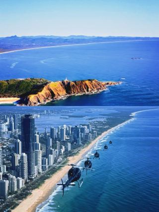 나와 함께 하늘과 바다로: 골드코스트 헬리콥터