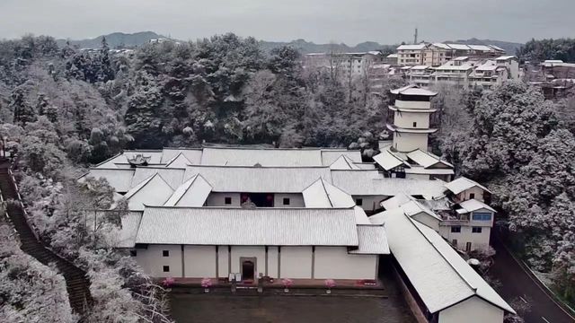 江津四面山下！雪！啦！