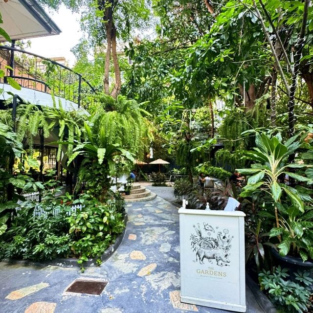 曼谷通羅神仙花園餐廳！打卡值拉滿🦢