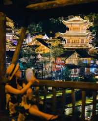 夜遊烏江寨，美如畫
