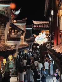 夜逛李莊古建築群