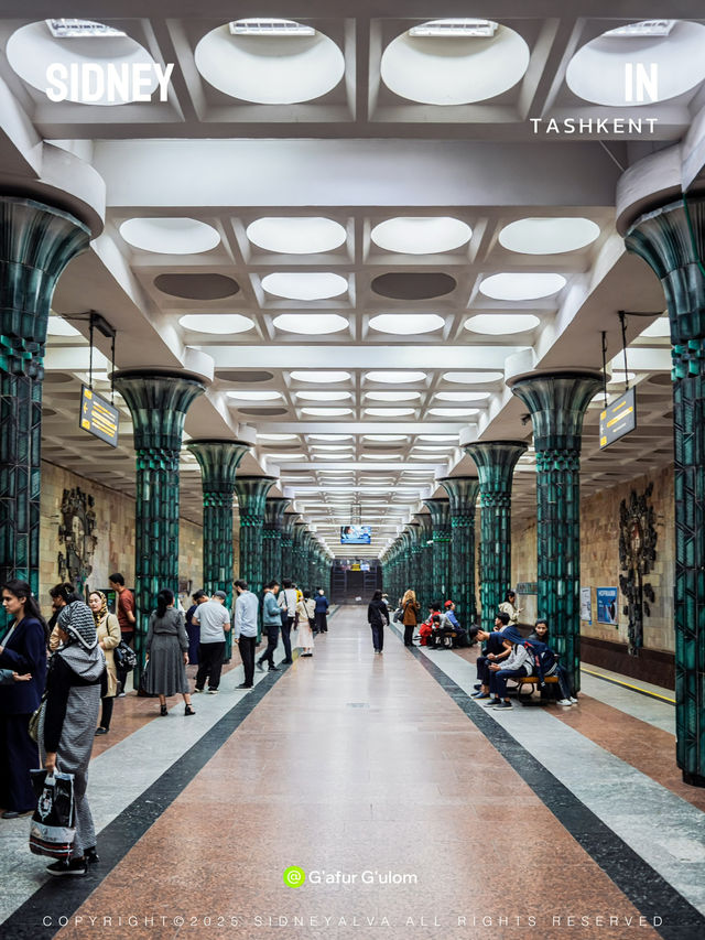 蘇聯美學的延續 | 塔什乾地鐵站巡禮