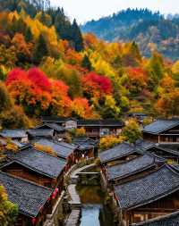 《國家地理》點名的“四川最美村落〞|“小喀納斯〞般的湖光山色