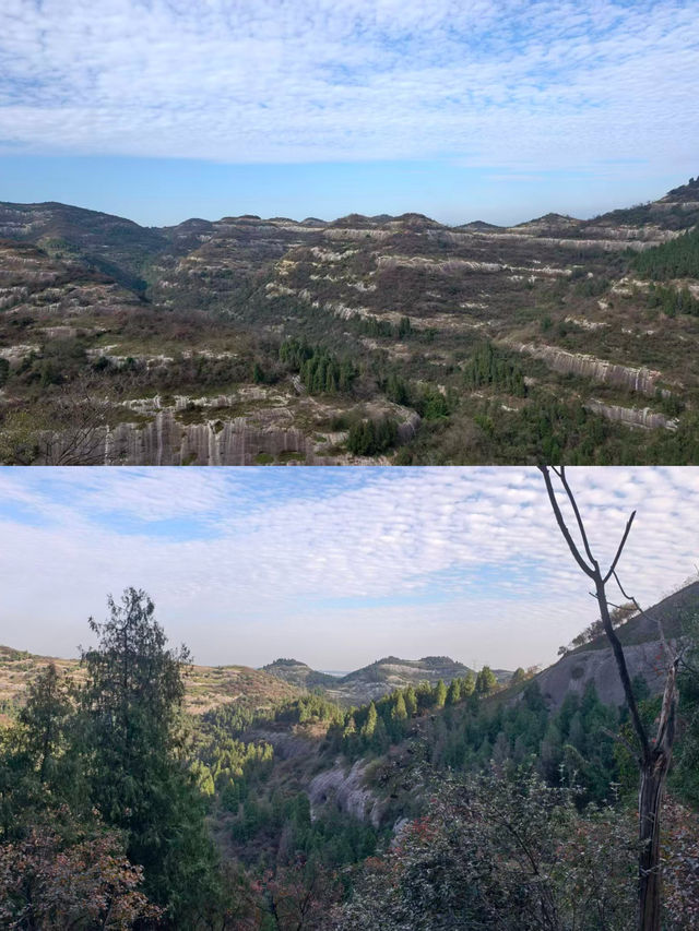 徒步萬金山：在宜昌的紅葉片海中，打卡原始山林與岩石山脊