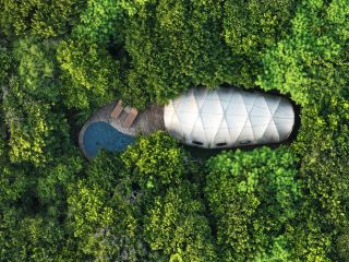 斯里蘭卡野奢天花板帳篷造型封神