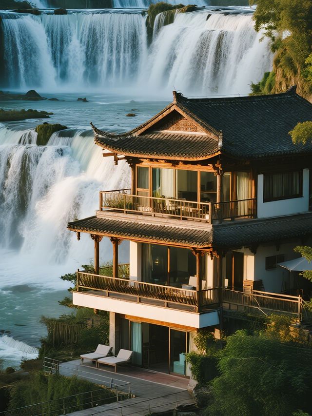 初冬貴州遛娃24℃避寒秘境，瀑布懸崖民宿親子遊