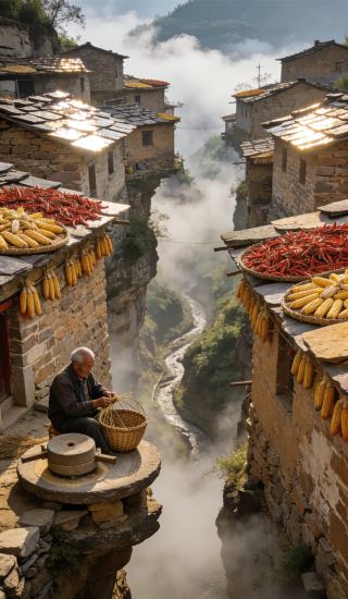 Stone Village on the Cliff: A Hidden Home in the Clouds of the Taihang Mountains