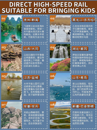 High-speed train direct with kids, 8 family-friendly stops without pitfalls
