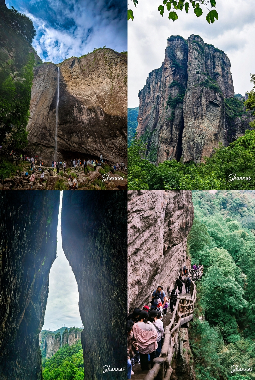 【yueyanggou】 I. 4 attraction locations (Core route) 1. Yandang Mountain