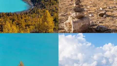 National Day early-autumn Xinjiang self-drive | Pack Xinjiang's golden fairytale into a loop — traveler post in Bortala