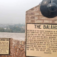 The Balahisar Fort - Wall against invaders from Afghanistan 