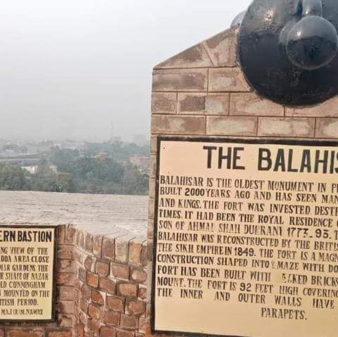 The Balahisar Fort - Wall against invaders from Afghanistan 