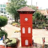 The iconic Red Clock Tower