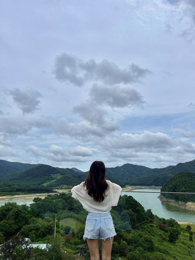 옥정호 뷰를 가진 임실 뷰맛집 애뜨락 카페💚