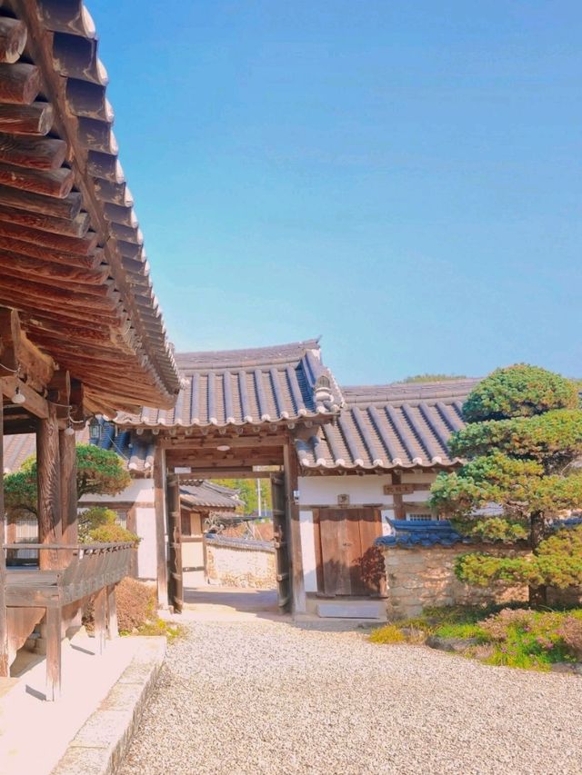 경상도에 있는 전통 한옥마을