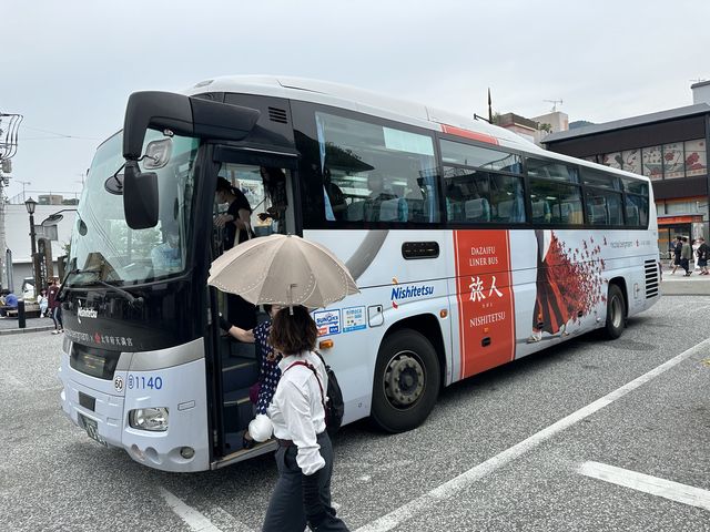 福岡⇔太宰府。太宰府ライナーバス『旅人』利用で博多バスターミナル ⇔太宰府へ。