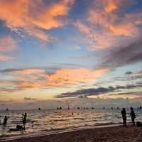 Clear blue waters and white sandy beaches