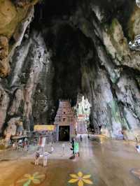 The tallest statue in Malaysia at Batu Caves