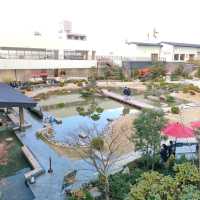 【大阪 弁天町】天空の日本庭園で足湯に入っちゃおう♨️