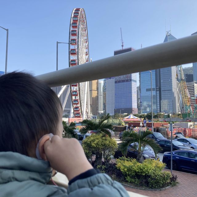 《超值Bigbus開蓬巴士遊+山頂纜車🚠旅行團🎒，$160包食點心餐+開蓬巴士遊+遊覽香港公園+來回山頂纜車連凌霄閣摩天台428入場券🎟️》
