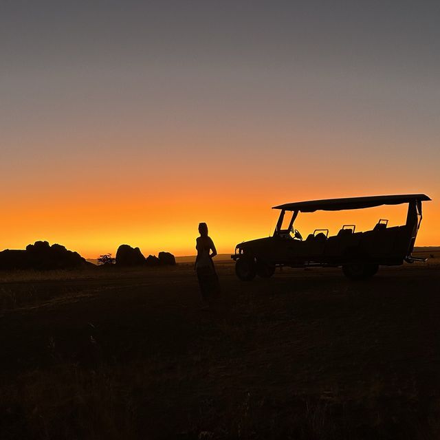 【ナミビア】アフリカの夕日と満点の星空！🇳🇦