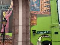 Murals around Muscat St